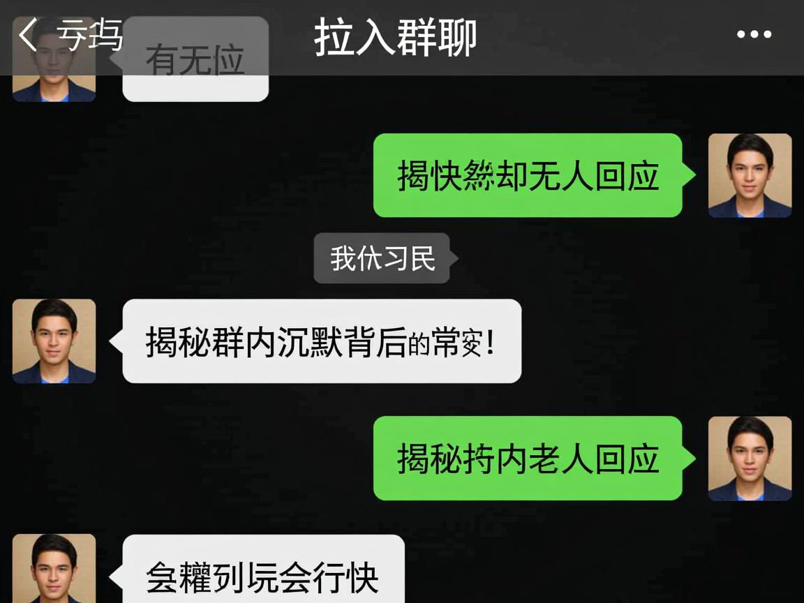 为何拉入群聊却无人回应？揭秘群内沉默背后的原因！  第2张