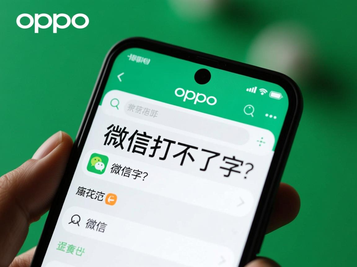 oppo手机为什么微信打不了字  第1张