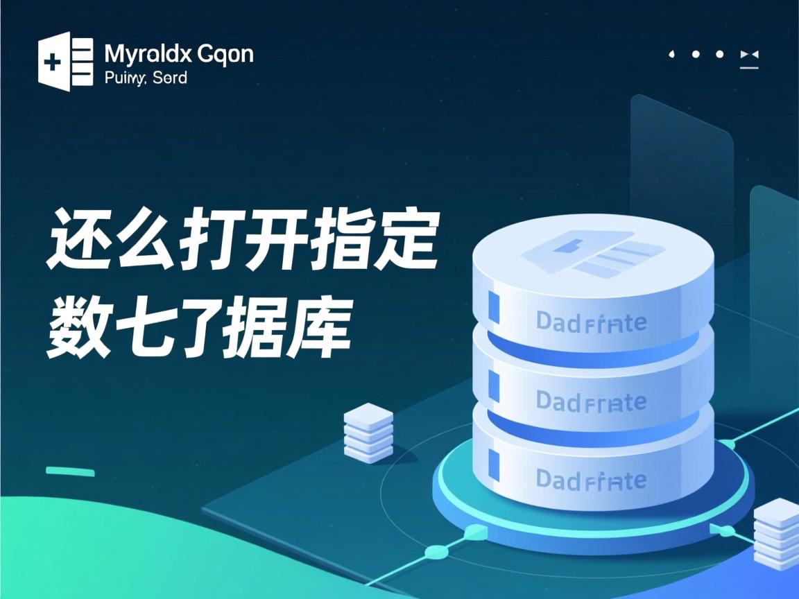 qt 怎么打开指定的数据库  第1张