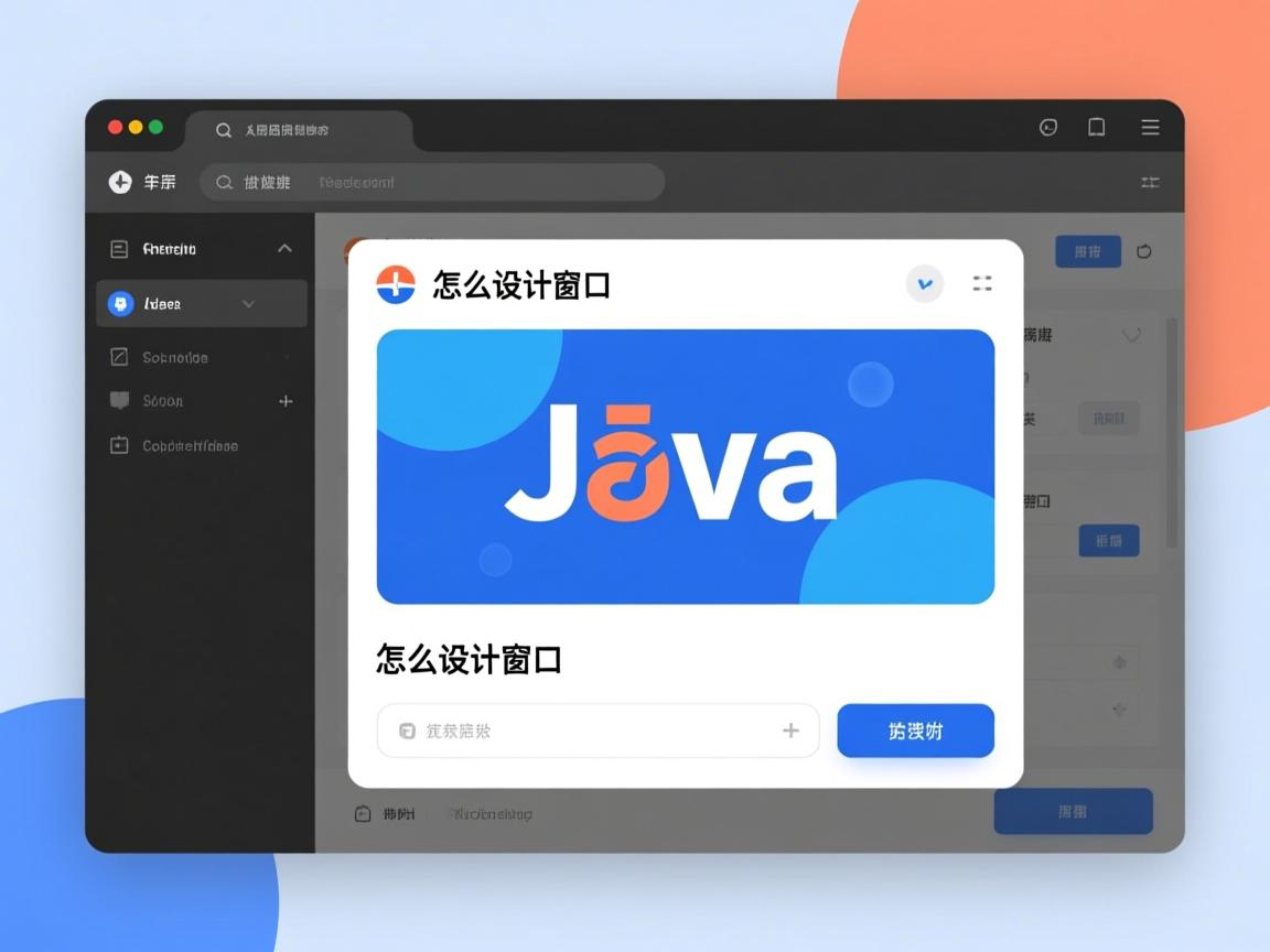 java怎么设计窗口  第1张