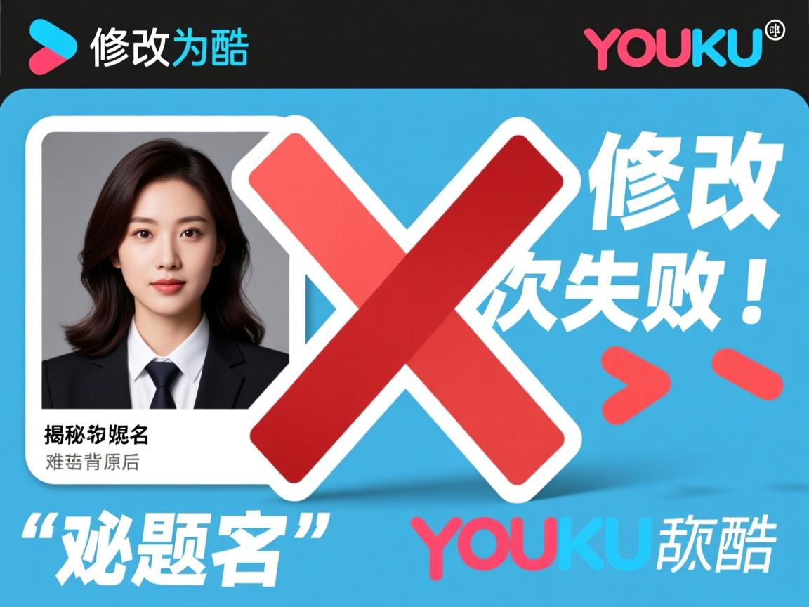 优酷昵称修改为何屡次失败？揭秘昵称变更难题背后的原因！  第1张