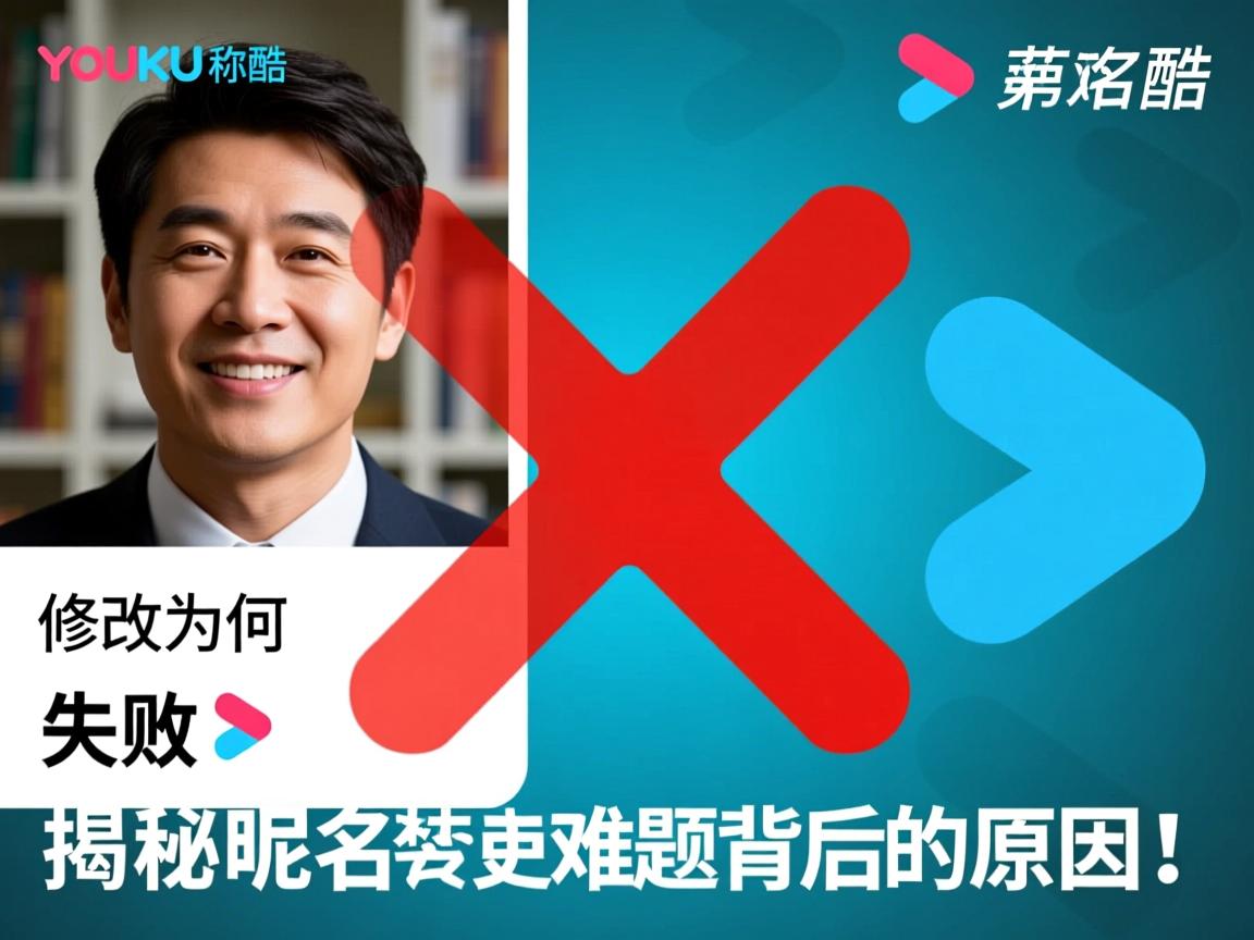 优酷昵称修改为何屡次失败？揭秘昵称变更难题背后的原因！  第2张