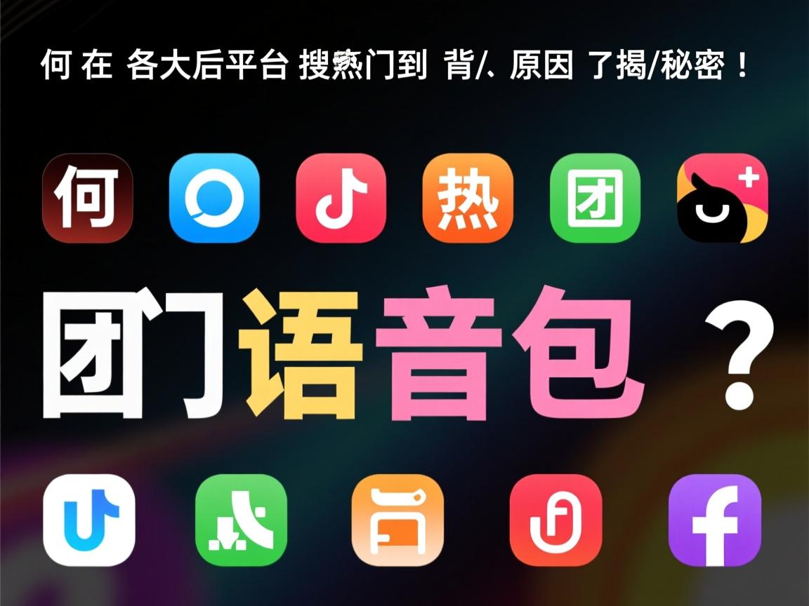 为何在各大平台搜不到热门团团语音包？背后原因揭秘！  第2张