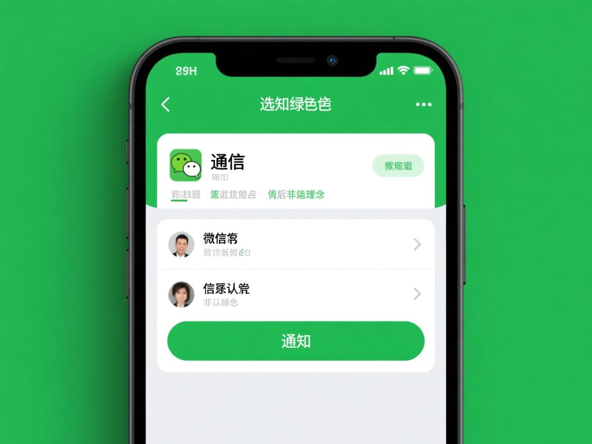微信通知界面为何独选绿色作为非默认色？背后的设计理念是什么？  第3张