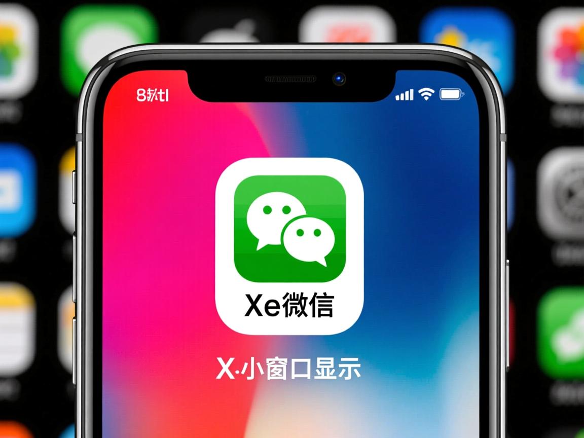 苹果x为什么微信小窗口显示  第3张