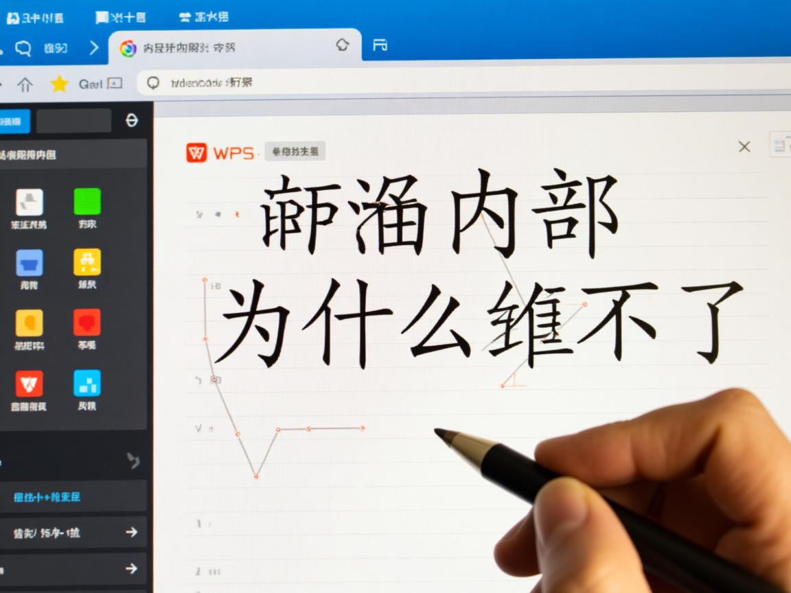 wps内部横线为什么用不了