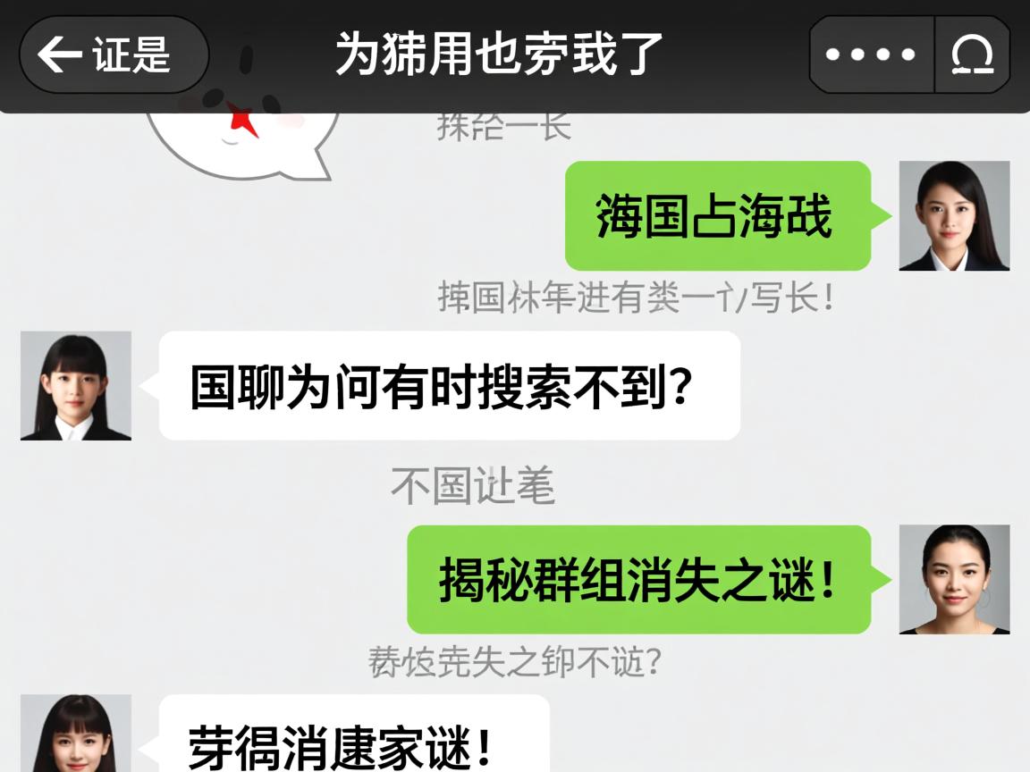 群聊为何有时搜索不到？揭秘群组消失之谜！  第1张