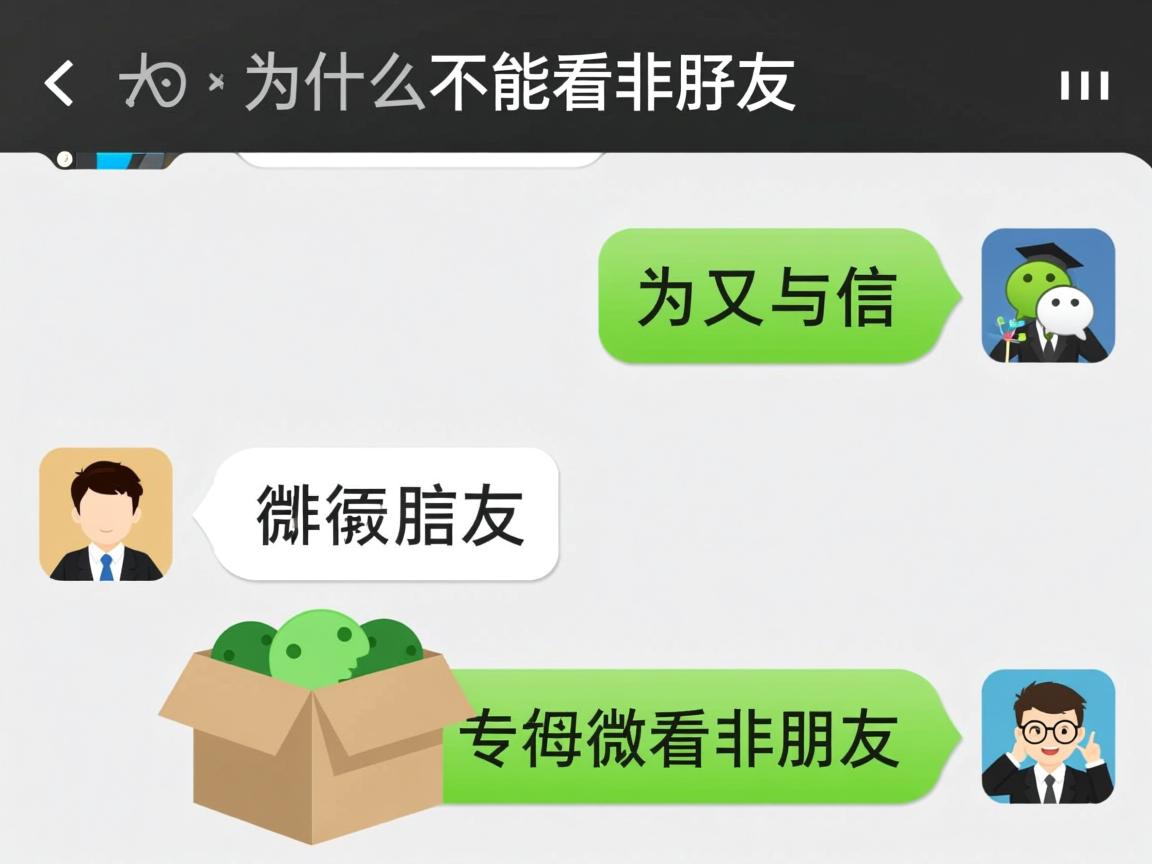 微信为什么不能看非好友  第2张
