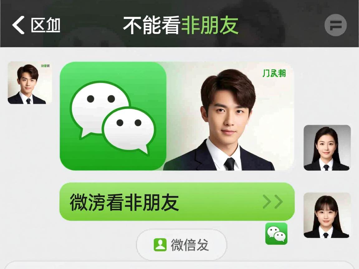 微信为什么不能看非好友  第3张