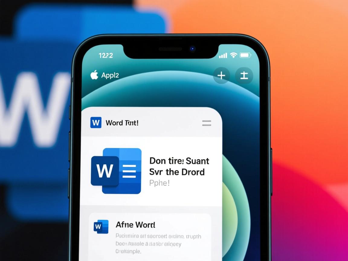 苹果12为何无法正常打开Word文档?详细原因及解决方案揭秘! 第1张 苹果12为何无法正常打开Word文档?详细原因及解决方案揭秘! 第1张