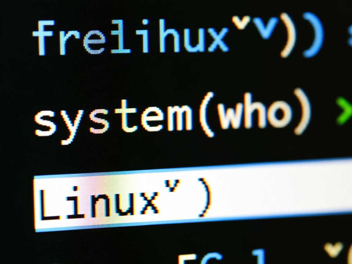 如何写linux系统who命令