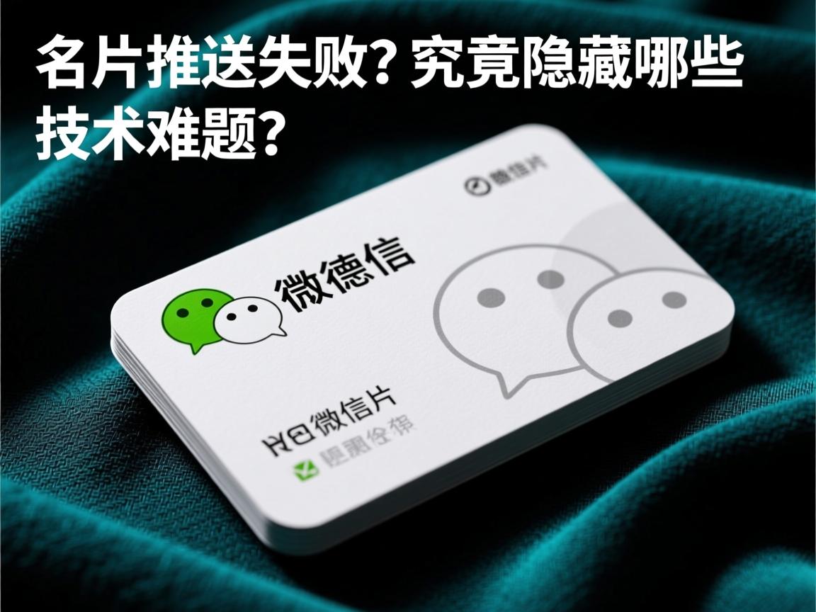 微信名片推送失败？究竟隐藏哪些技术难题？  第1张