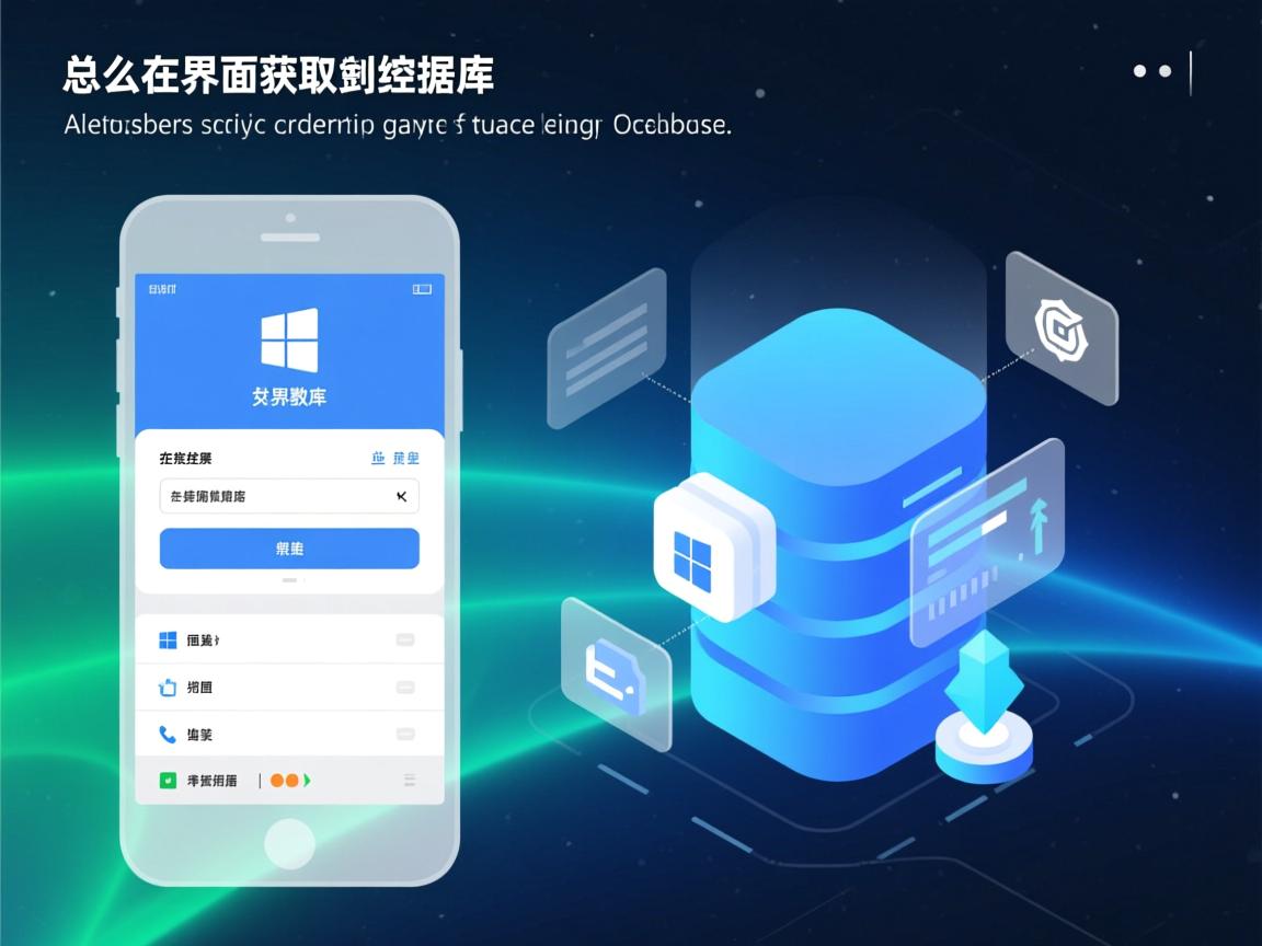 c 怎么在界面中获取数据库  第1张