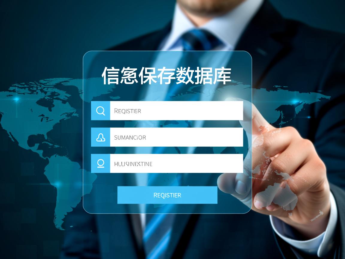 注册信息怎么保存到数据库  第3张