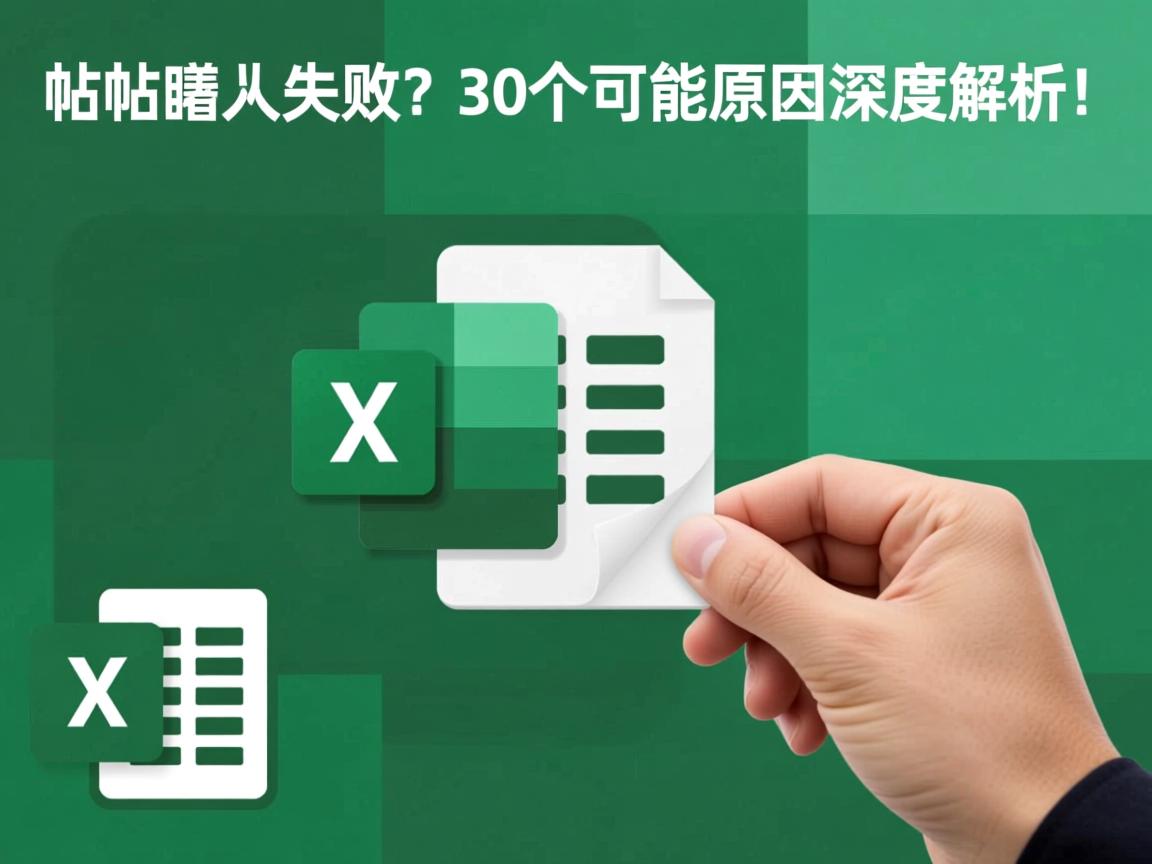 Excel粘贴图片失败?30个可能原因深度解析! 第3张 Excel粘贴图片失败?30个可能原因深度解析! 第3张