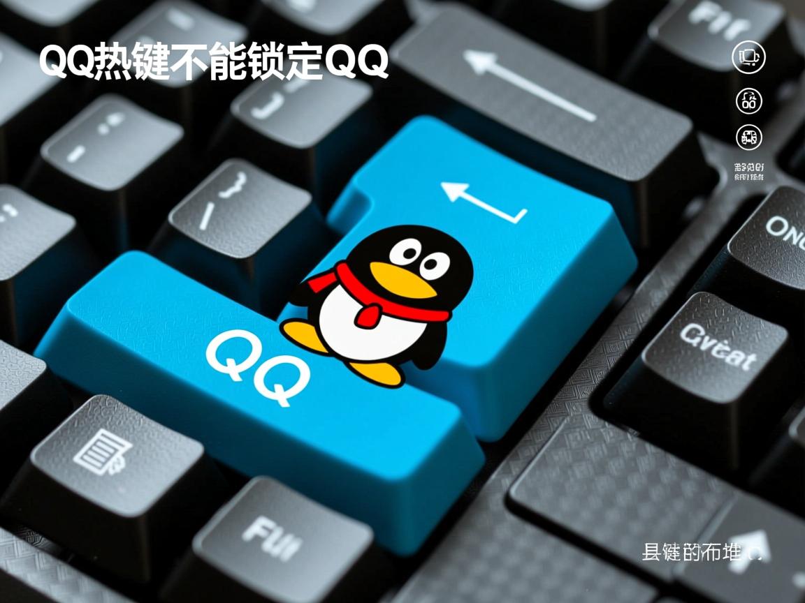 为什么用QQ热键不能锁定QQ  第3张