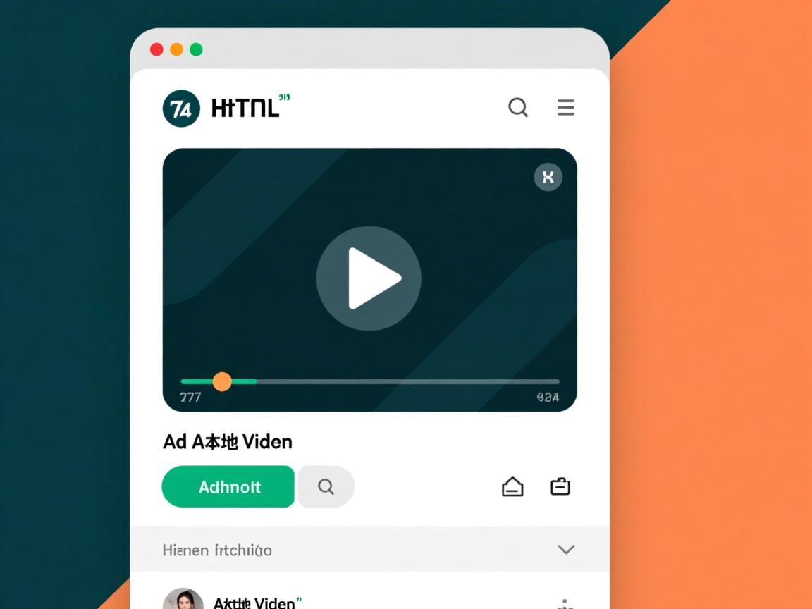 html如何加本地视频  第2张