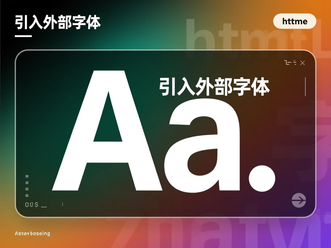 html页面如何引入外部字体