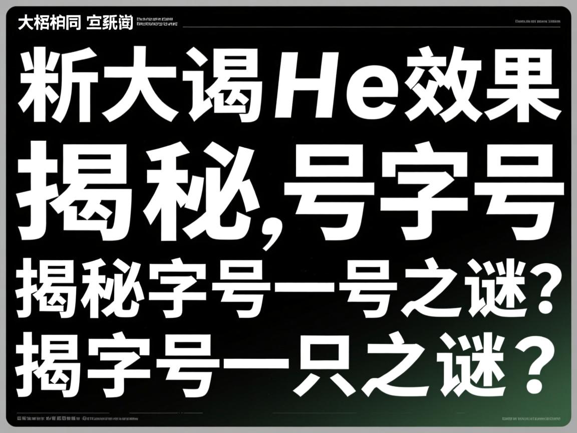 字体大小相同却效果各异，揭秘字号一致之谜？  第2张
