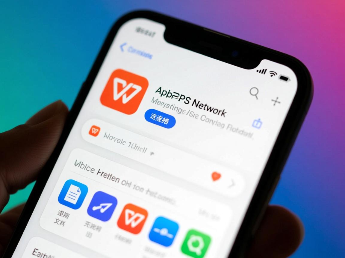 苹果手机上安装的WPS文档应用为何无法连接网络？  第1张