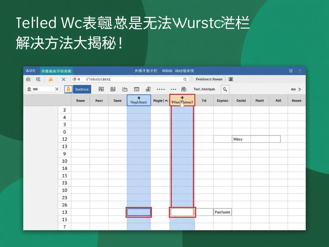 为什么Word表格总是无法成功分栏？解决方法大揭秘！  第2张