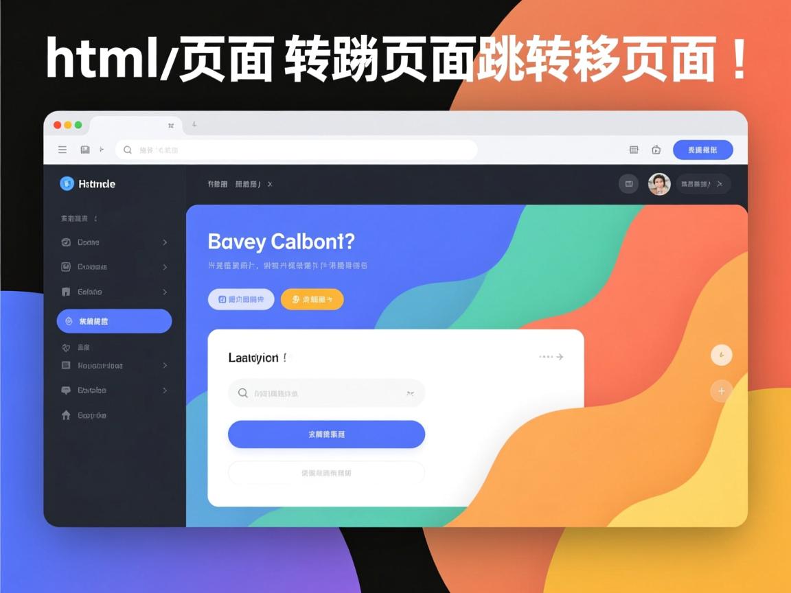 如何写一个html页面跳转页面跳转页面  第3张