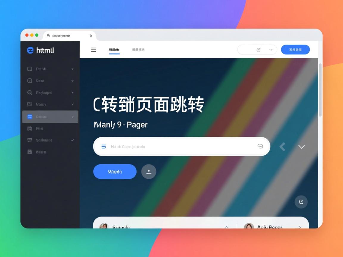 如何写一个html页面跳转页面跳转