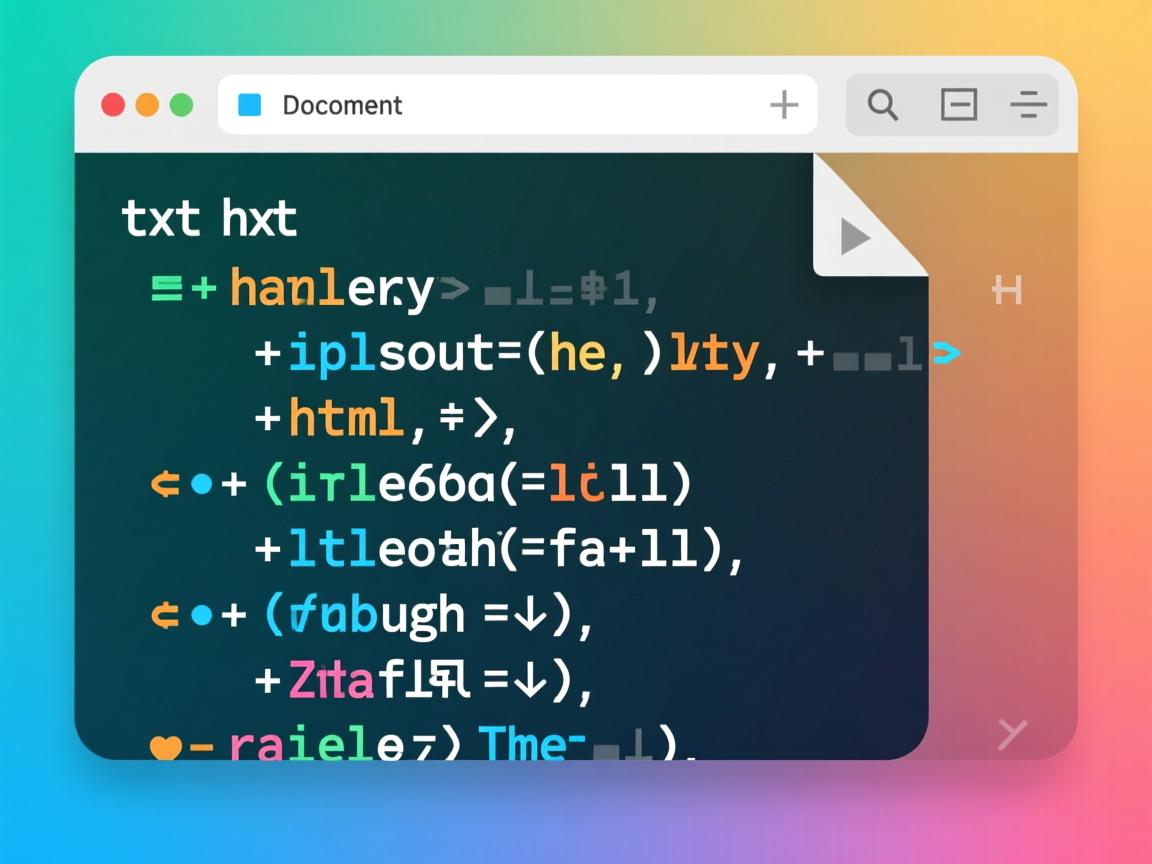 如何用txt文档写html文件格式
