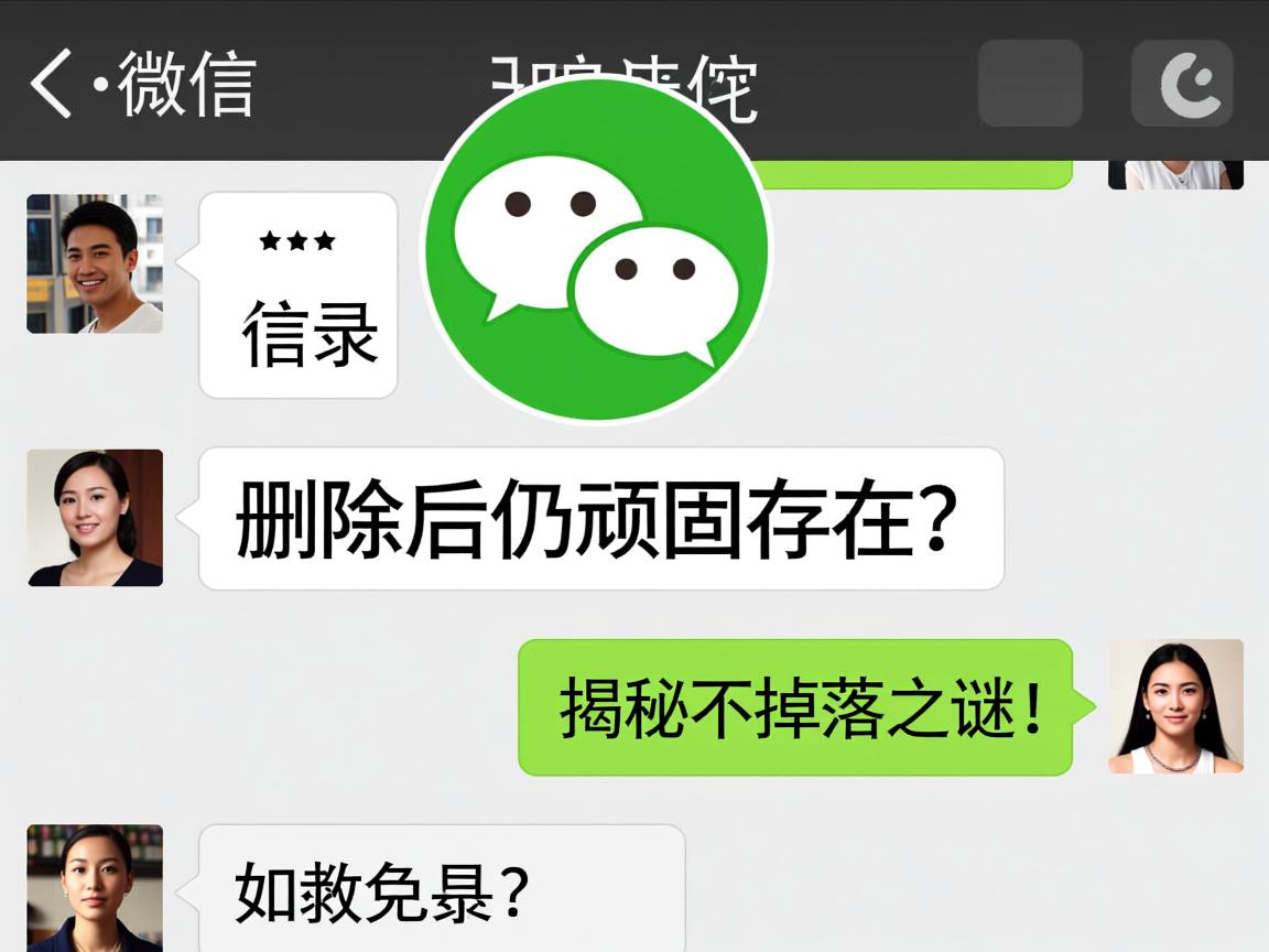 为何某些微信聊天记录删除后仍顽固存在？揭秘不掉落之谜！  第1张
