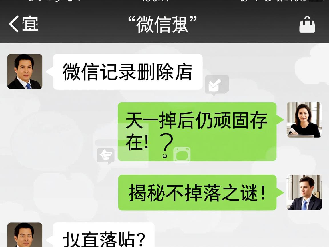 为何某些微信聊天记录删除后仍顽固存在？揭秘不掉落之谜！  第3张