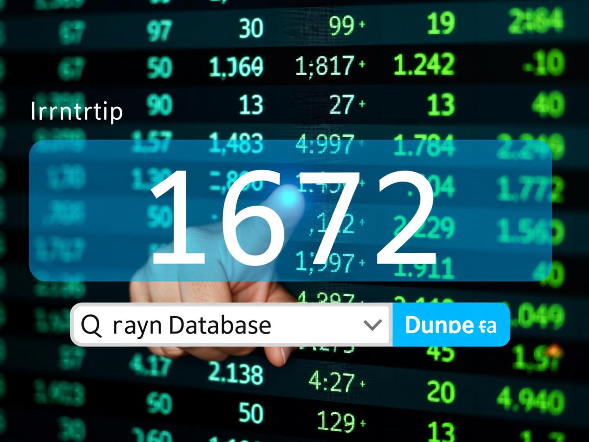 怎么查询数据库里面的一个数字  第1张