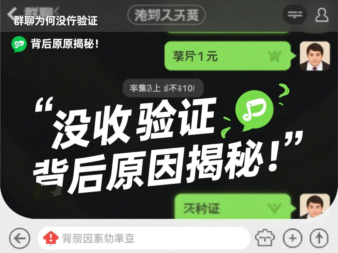 加入群聊为何没收到验证？背后原因揭秘！  第2张