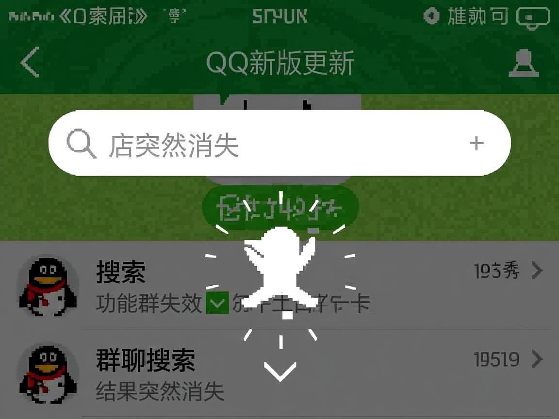 为什么QQ新版更新后搜索群功能失效,群聊搜索结果突然消失? 第1张 为什么QQ新版更新后搜索群功能失效,群聊搜索结果突然消失? 第1张
