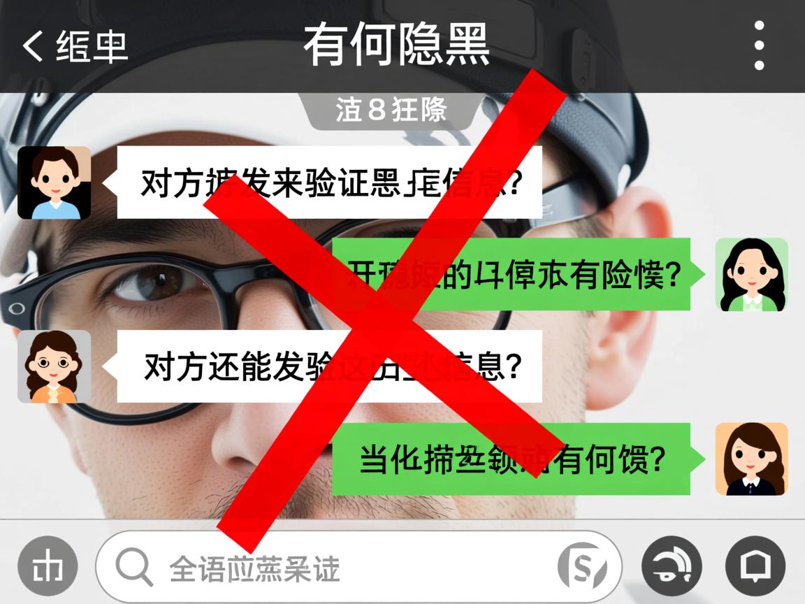 为何被拉黑后对方还能发来验证信息，这其中有何隐情？  第2张