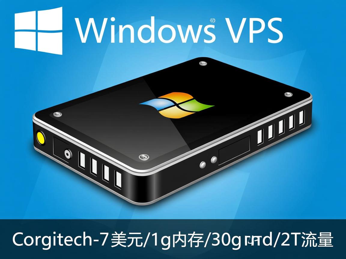 Windows VPS:corgitech-7美元/1g内存/30g硬盘/2T流量  第2张