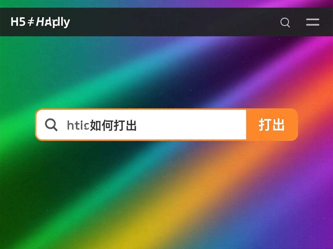 html5收索框如何打出  第3张