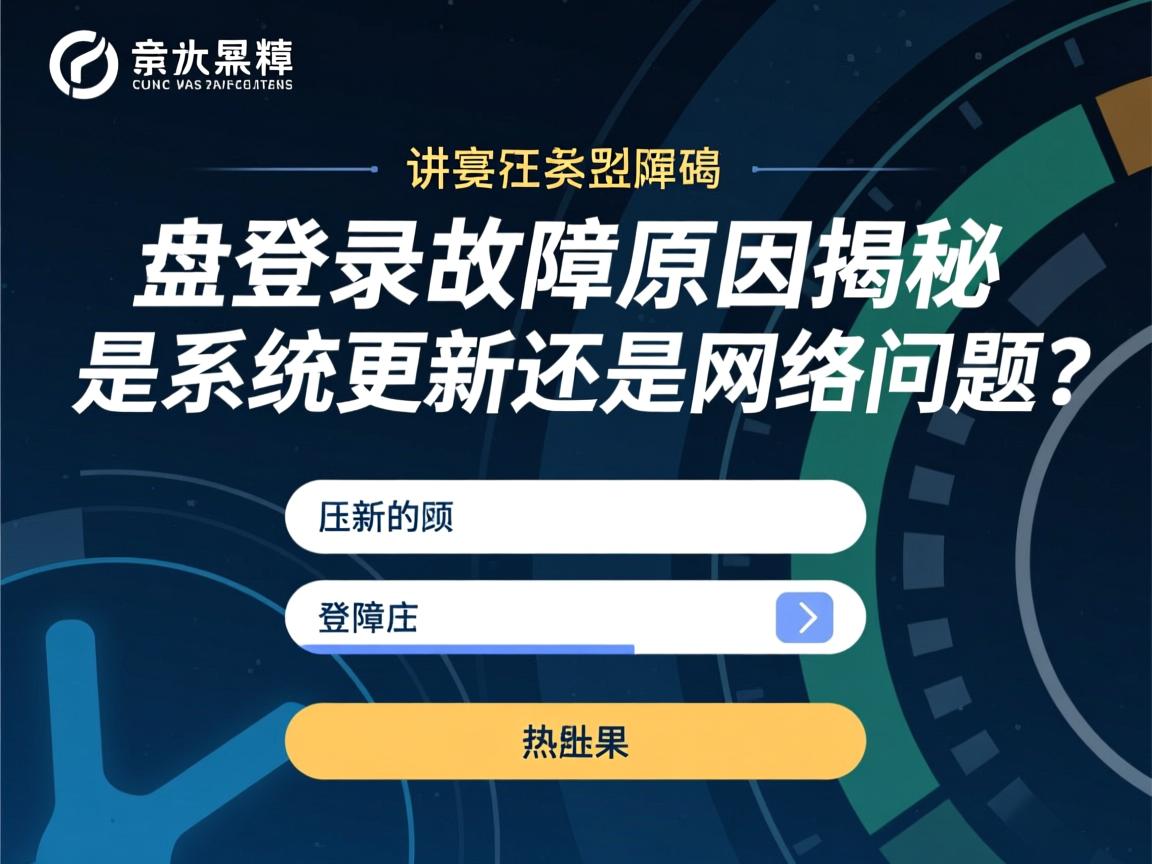 速盘登录故障原因揭秘，是系统更新还是网络问题？  第1张