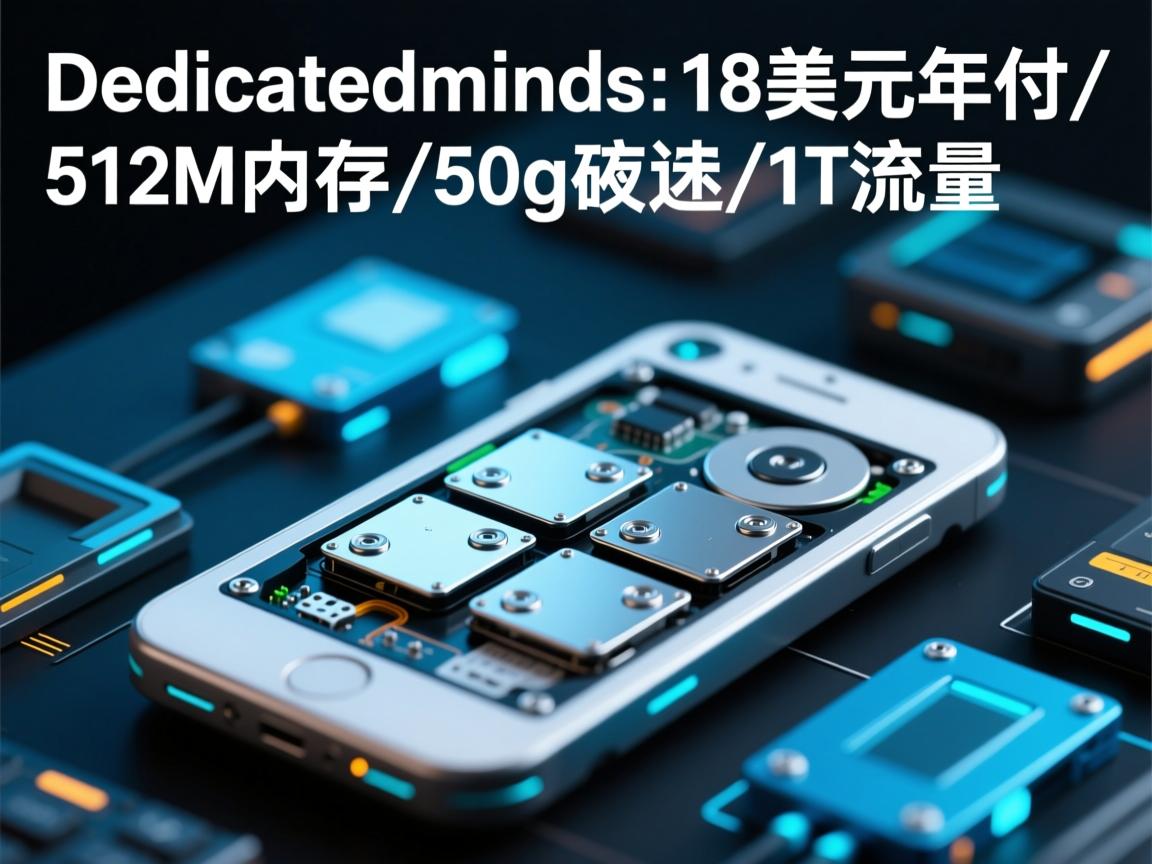 dedicatedminds-18美元年付/512M内存/50g硬盘/1T流量