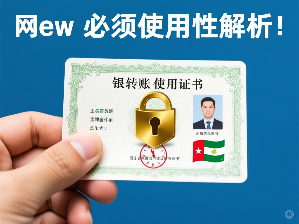 网银转账为何必须使用证书？其安全性和必要性解析！  第2张