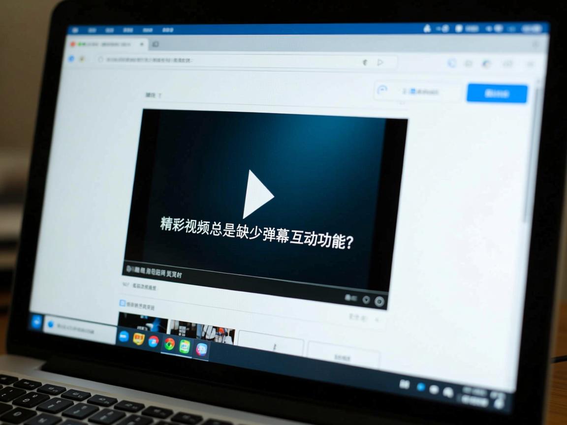 为何电脑浏览网页时，精彩视频总是缺少弹幕互动功能？  第3张