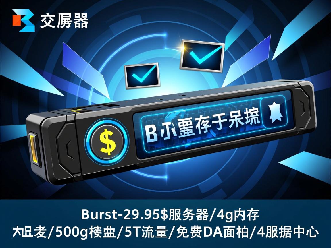 Burst-29.95$服务器/4g内存/500g硬盘/5T流量/免费DA面板/4数据中心 第2张 Burst-29.95$服务器/4g内存/500g硬盘/5T流量/免费DA面板/4数据中心 第2张