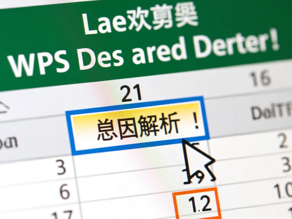 WPS表格中表头为何总是出现在表格下方，而非上方？原因解析！  第3张