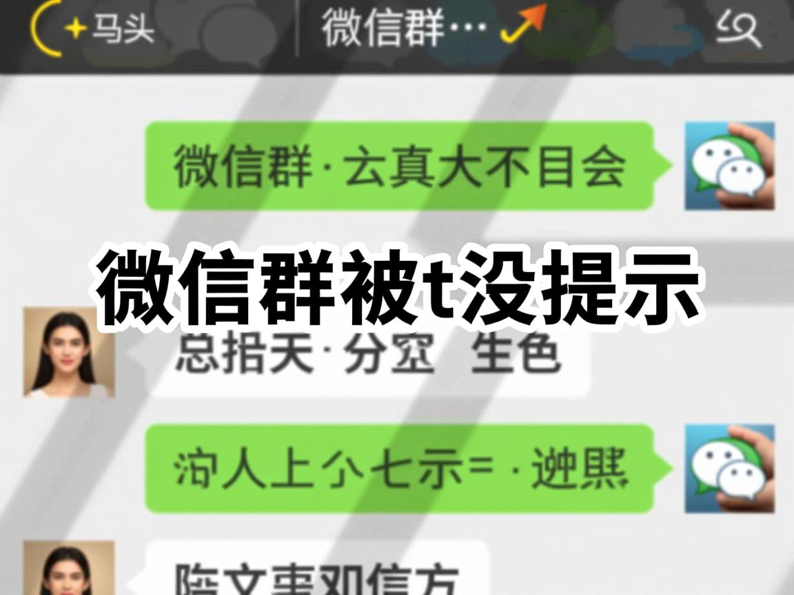 为什么微信群被t没提示  第1张