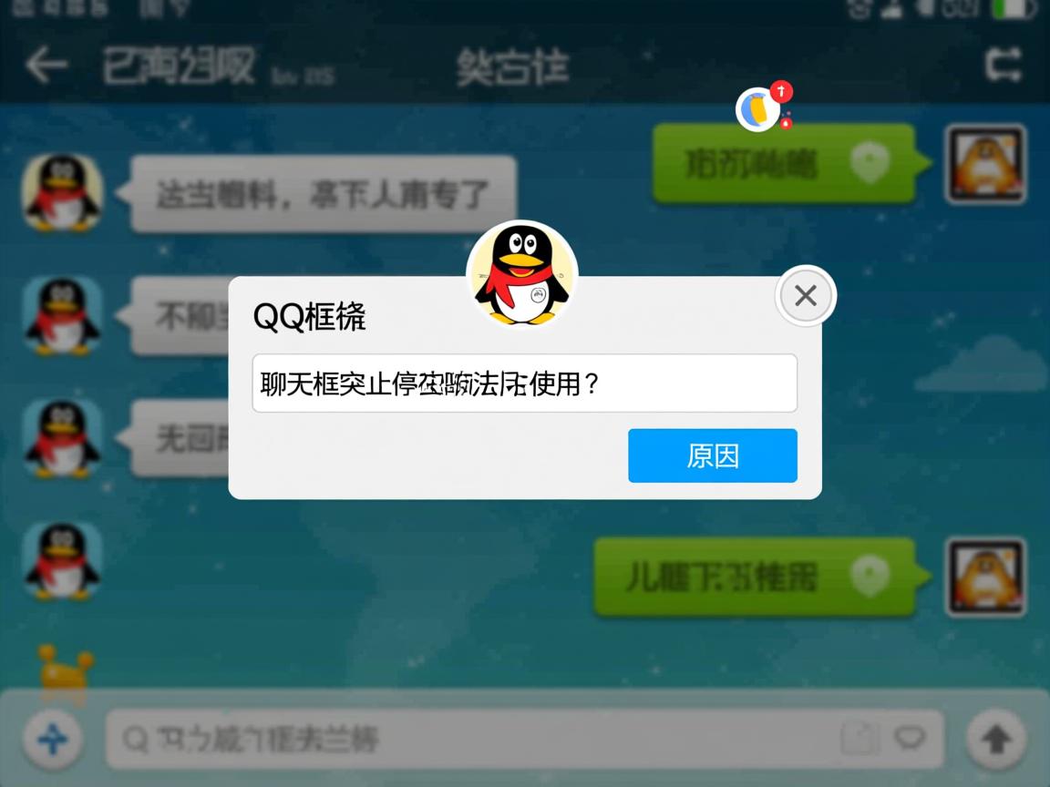 为什么我的QQ聊天框突然停止响应,无法正常使用?原因是什么? 第1张 为什么我的QQ聊天框突然停止响应,无法正常使用?原因是什么? 第1张