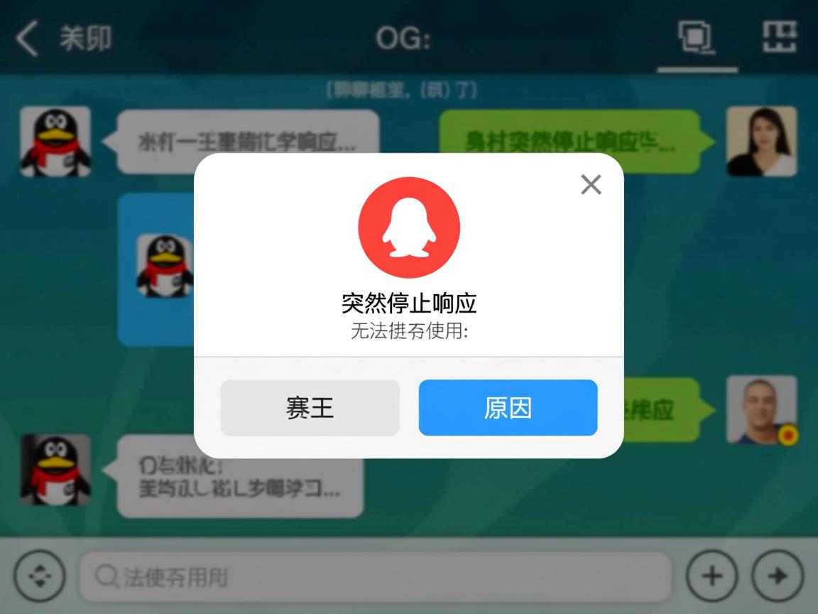 为什么我的QQ聊天框突然停止响应,无法正常使用?原因是什么? 第3张 为什么我的QQ聊天框突然停止响应,无法正常使用?原因是什么? 第3张