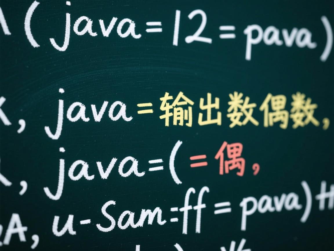 java怎么输出单数偶数 第1张 java怎么输出单数偶数 第1张