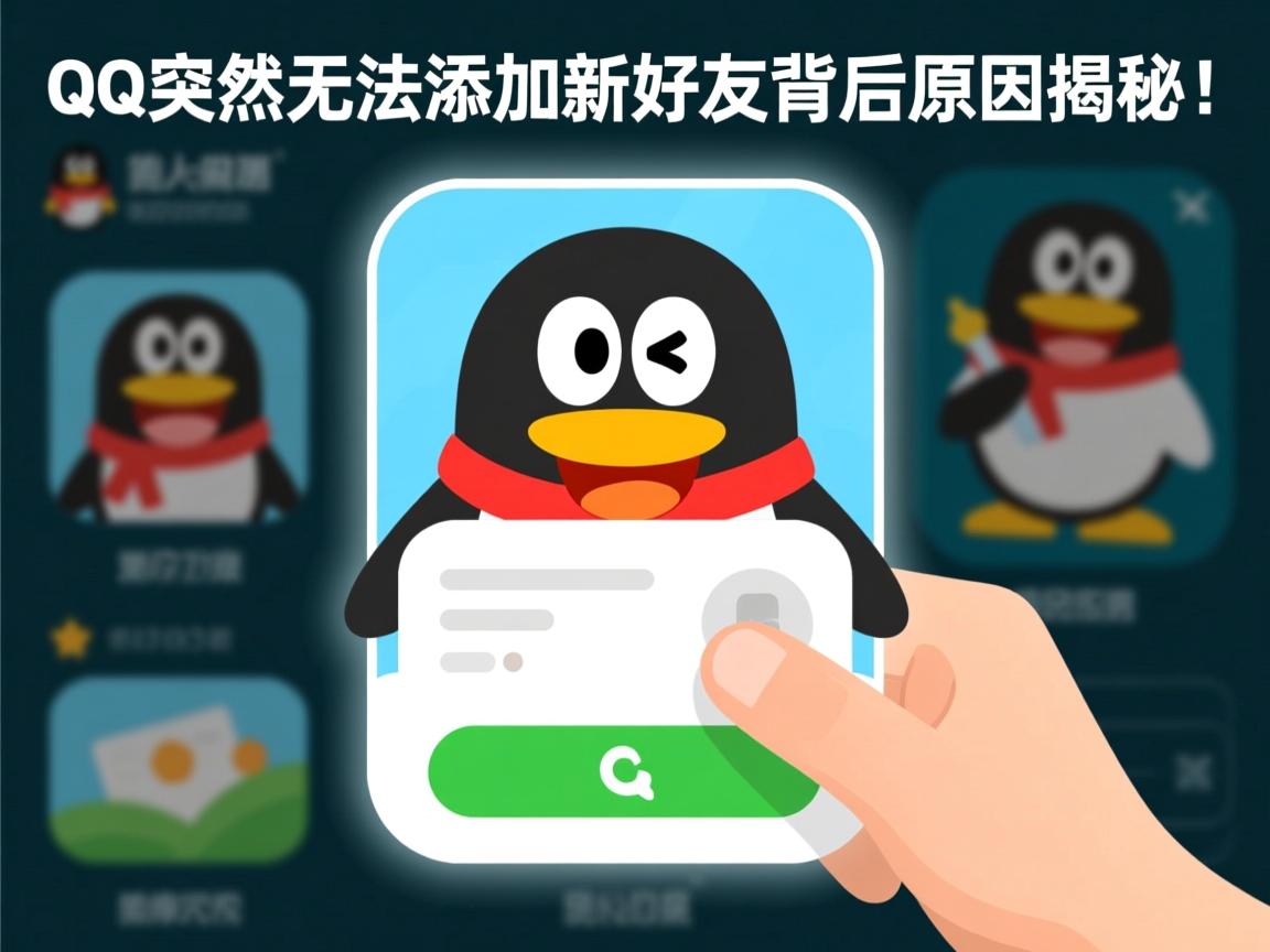 为何QQ突然无法添加新好友？背后原因揭秘！  第1张