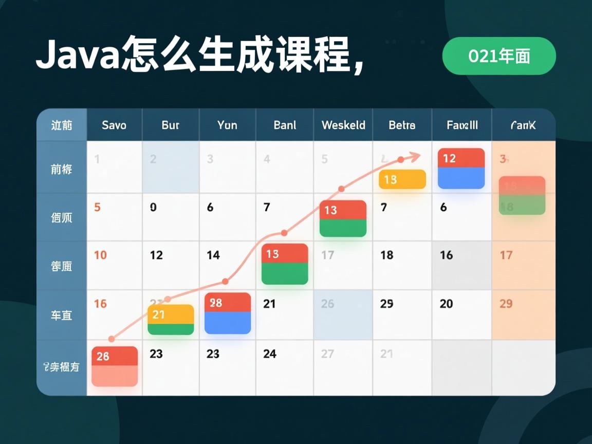 java怎么生成课程表  第3张