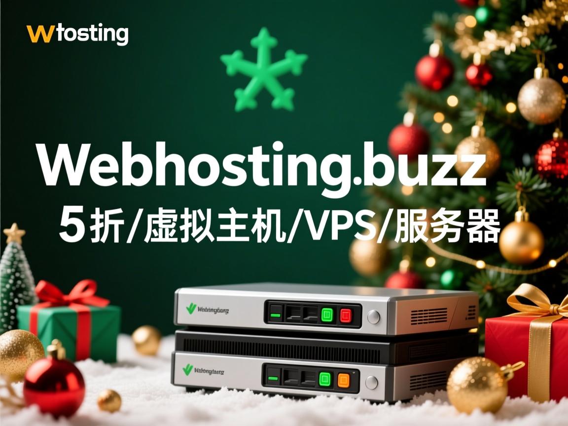 圣诞节: webhostingbuzz-5折/虚拟主机/VPS/服务器
