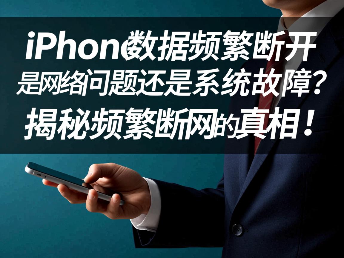 iPhone开数据频繁断开，是网络问题还是系统故障？揭秘频繁断网的真相！  第1张